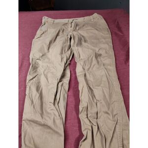 Men's Carhartt Tan Work Jeans Pants Size 40x34
